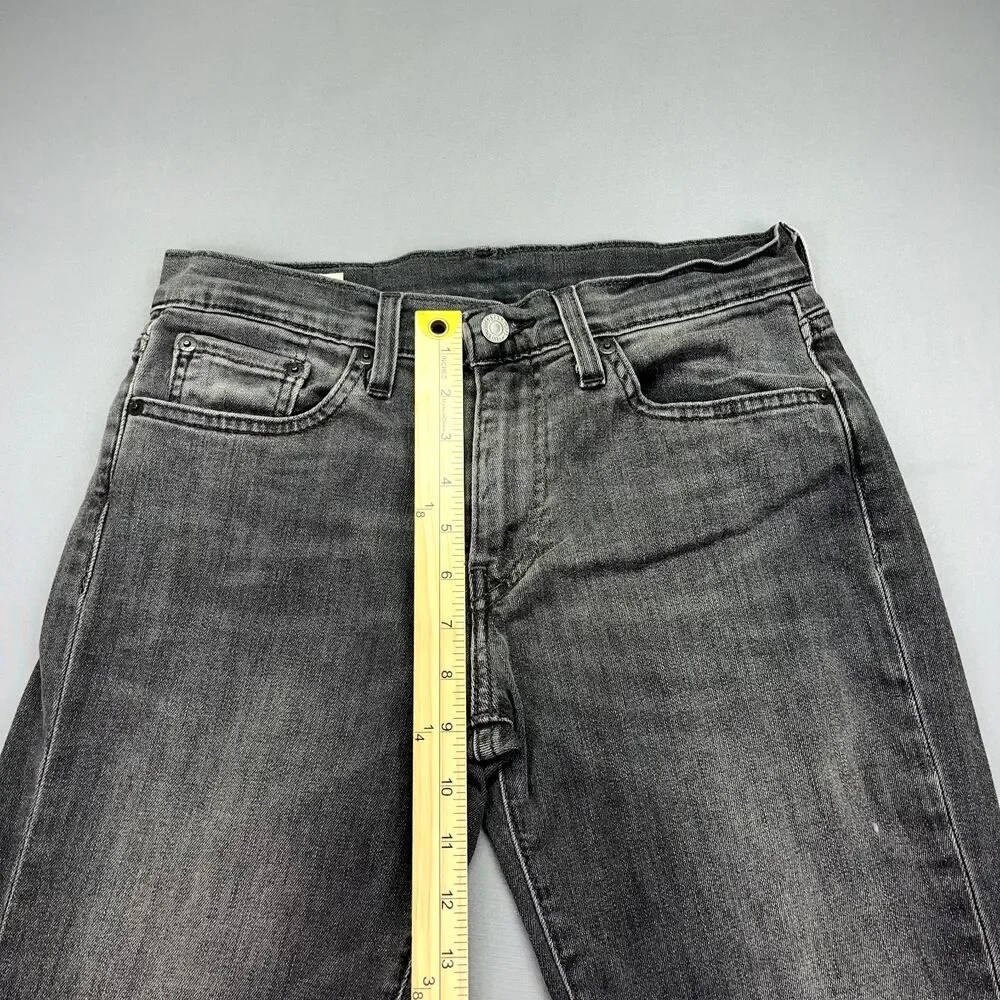 Levi's Premium‎ 511 Slim Fit Jeans Stretch Gray/Black Men's Tag Size 29x30 Fade